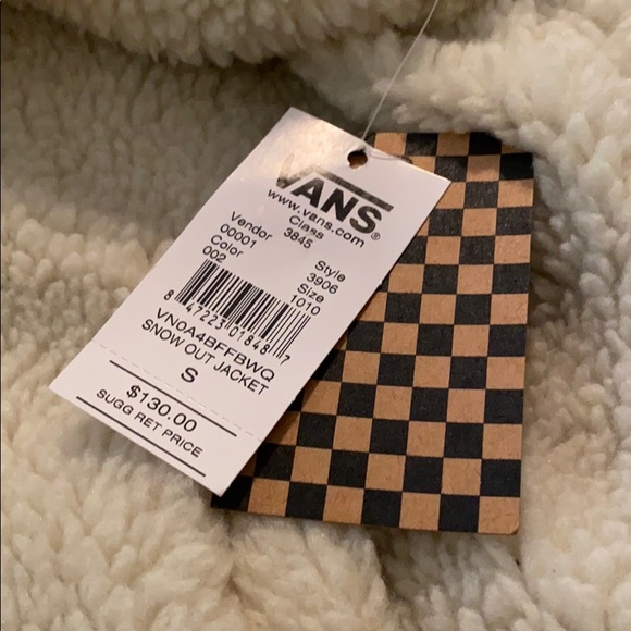 VANS Snow Out Women’s Jacket White Off VN0A4BFFBWQ1 - Picture 8 of 10